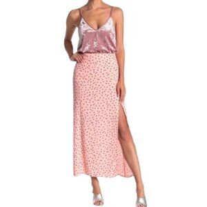 NWT Emory Park Polka Dot Slit Maxi Skirt - Size Small